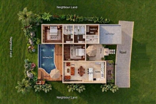 ฺBaantai Oasis Villas Offplan freehold & leasehold